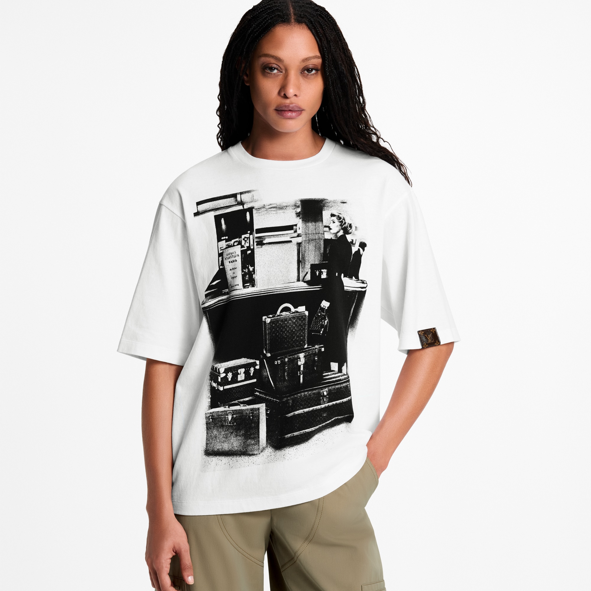 Traveller Trunk Print T-Shirt - Ready-to-Wear | LOUIS VUITTON